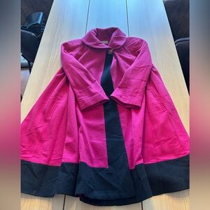 VINTAGE MARCELLA PRIANI cape coat!!